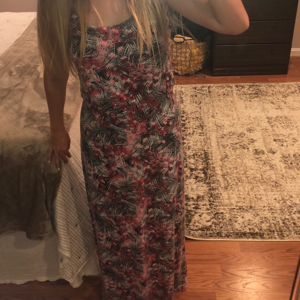 Wild print maxi